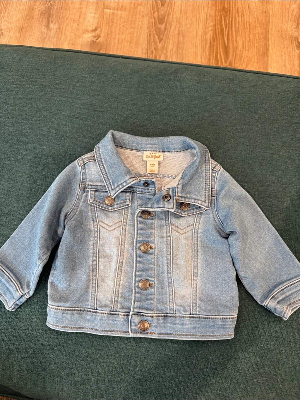 Cat & Jack Light Blue Denim Jacket for Baby